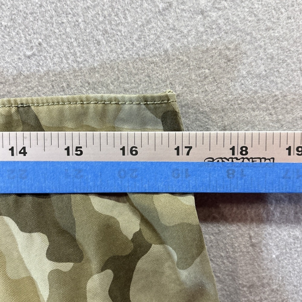 GAP Girlfriend Khaki Pants Womens Sz 12 Camo High Rise Straight Casual Military - Picture 8 of 10